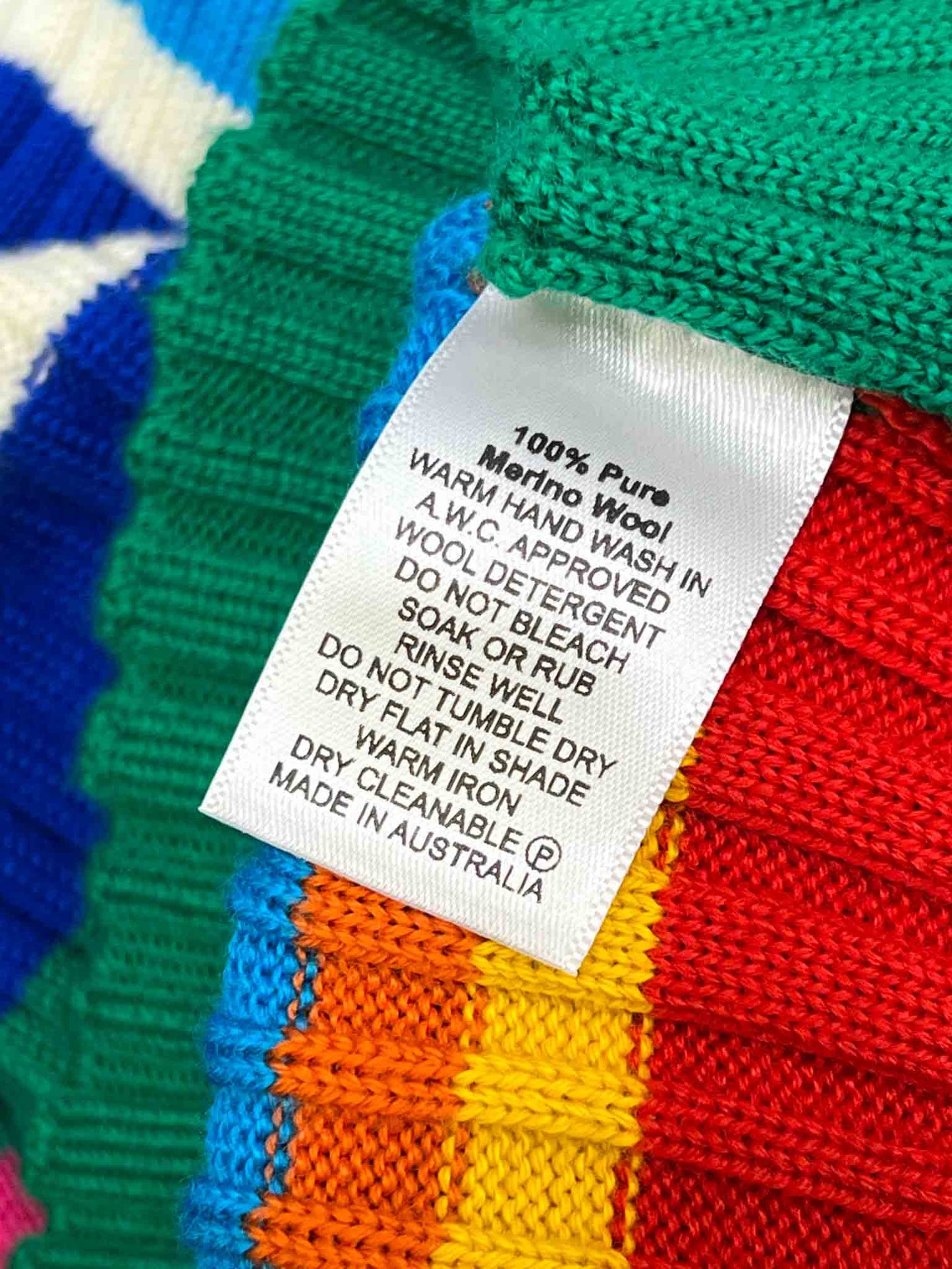 Size S-M | FOOL Striped Merino Wool Vest