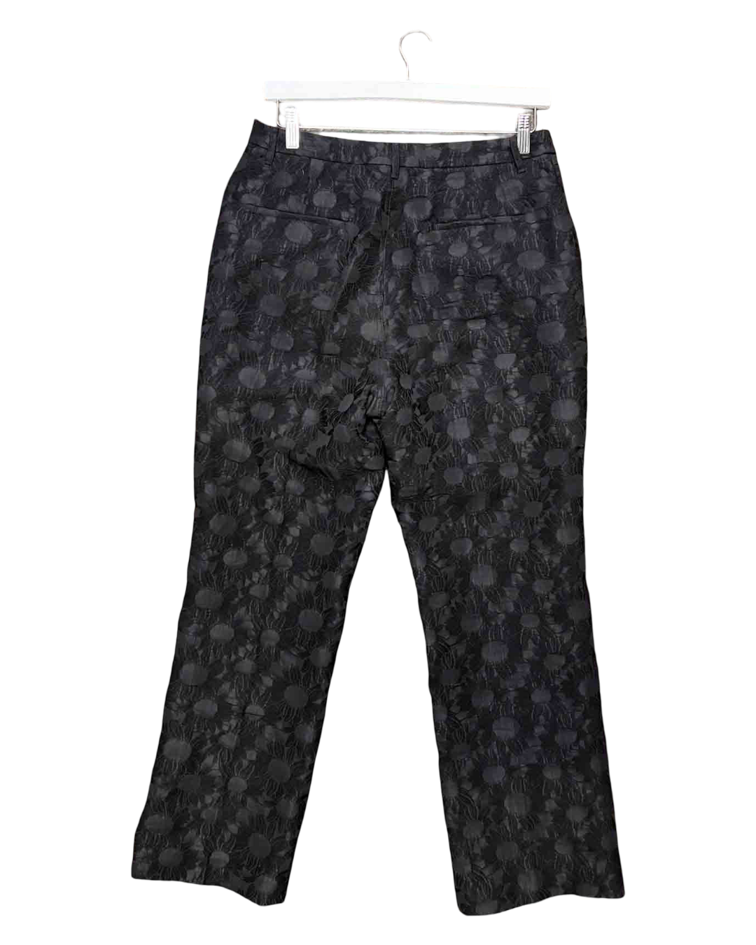 Size L | Gorman Black Embossed Sunflower Pants