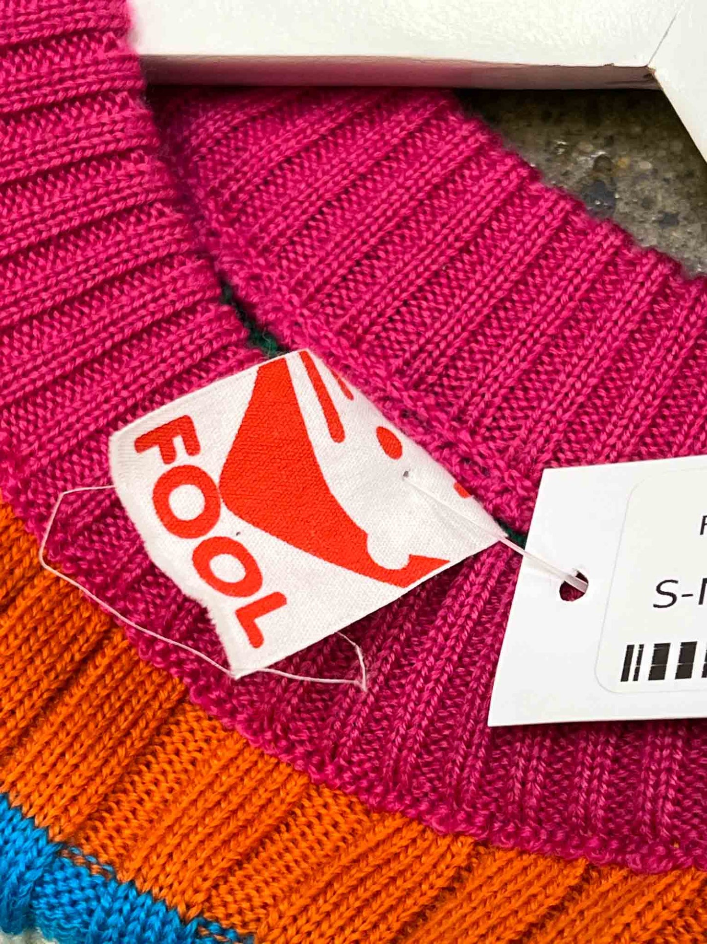 Size S-M | FOOL Striped Merino Wool Vest