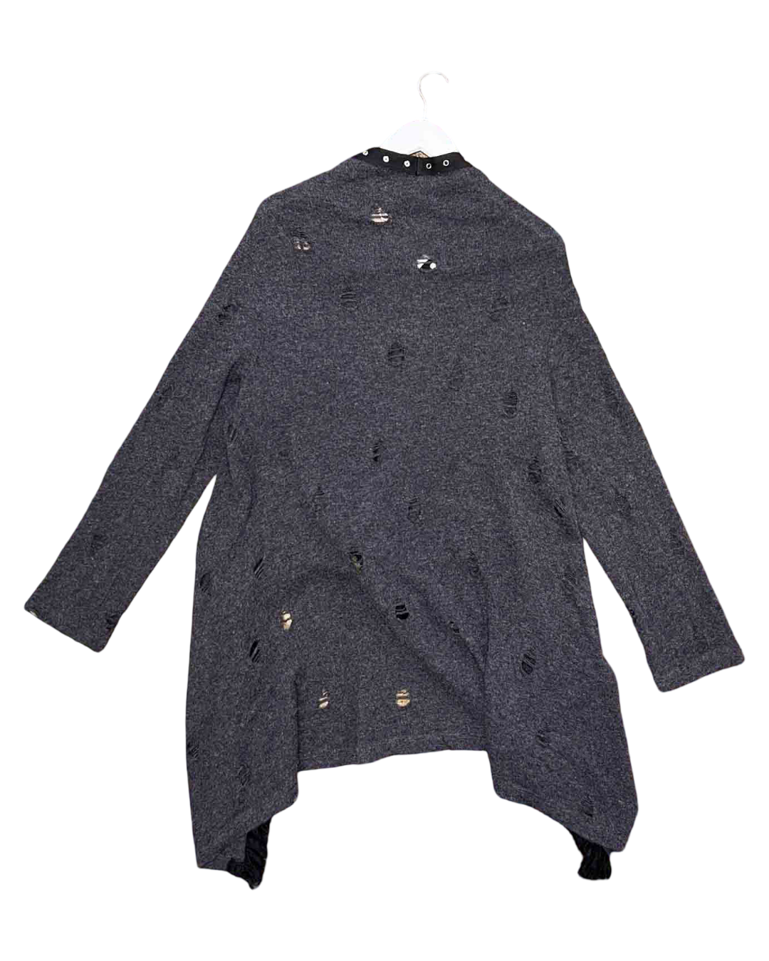 Size M | Tiffany Treloar Fringe Me Itallian Merino Cardigan NWT