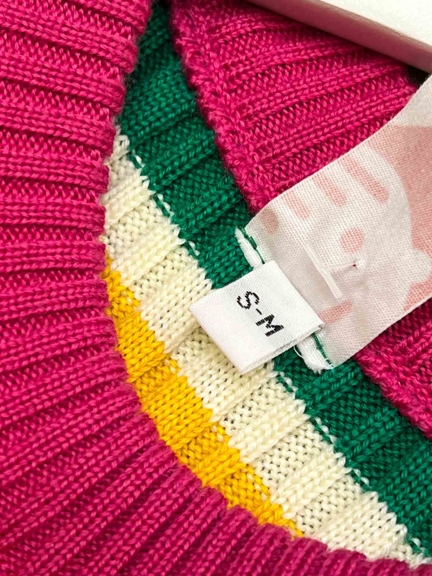 Size S-M | FOOL Striped Merino Wool Vest