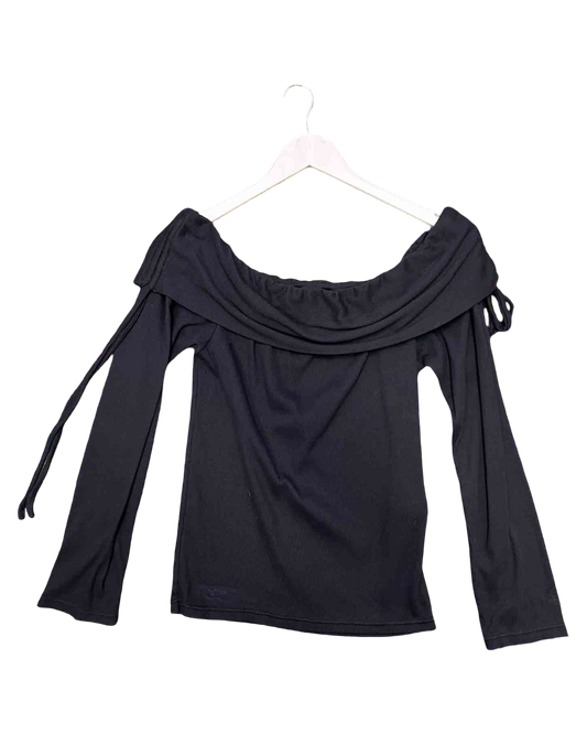 Size 5 (14) | SUKU Black Ribbed Top