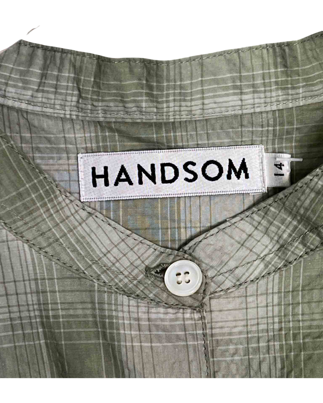 Size 14 | Handsom Frill Seersucker Shirt