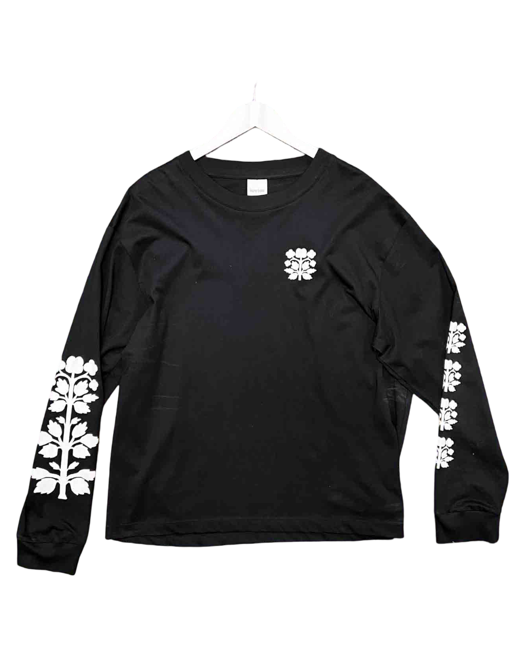 Size L | Kowtow Organic Cotton Long-Sleeve Flower Top