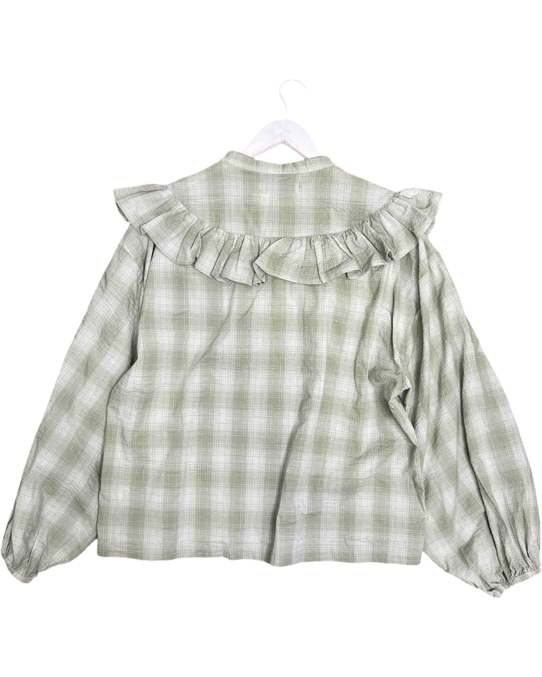 Size 14 | Handsom Frill Seersucker Shirt