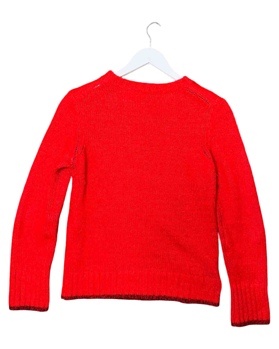 Size 3 (M) | Maje Red Mohair Blend Knit Jumper