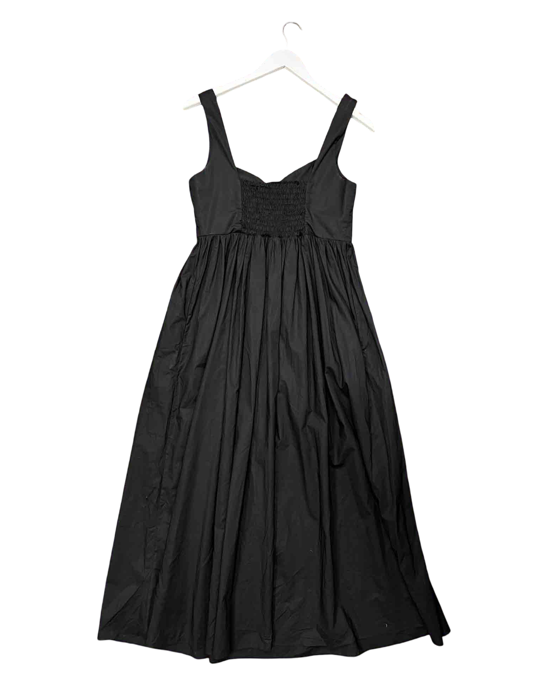 Size L |  Matteau Black Bralette Midi Dress