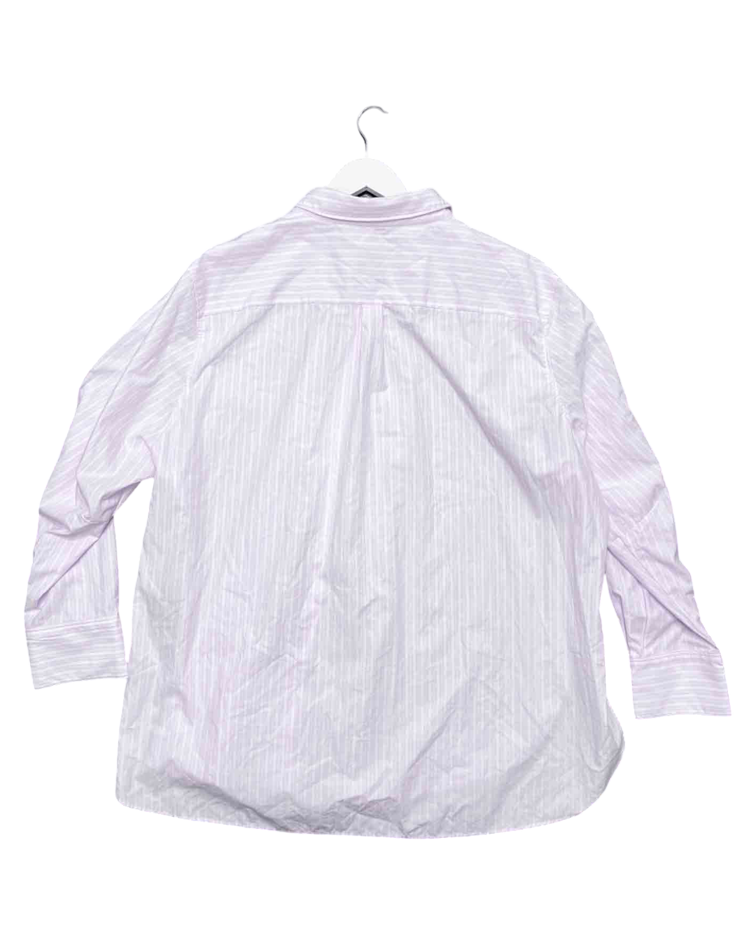 Size 22 | Commonry Pink/White Cotton Striped Shirt