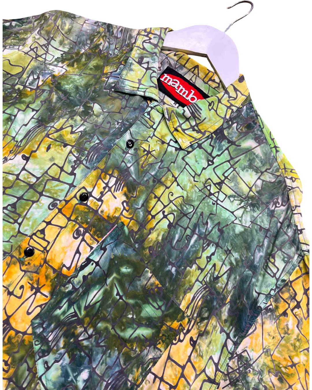 Size M | Mambo Abstract Squiggle Shirt