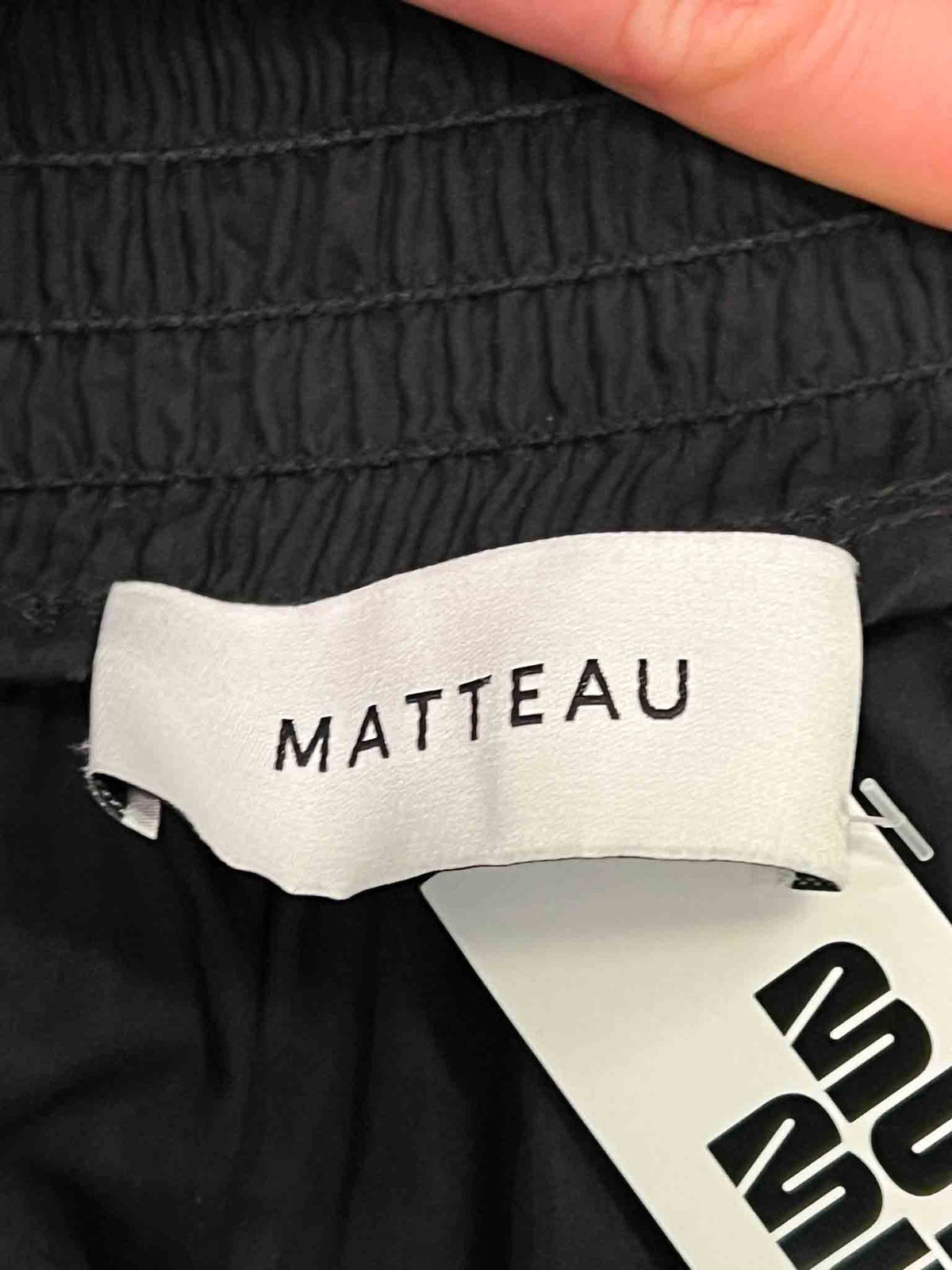 Size L |  Matteau Black Bralette Midi Dress