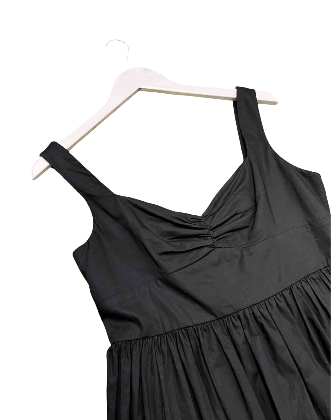 Size L |  Matteau Black Bralette Midi Dress