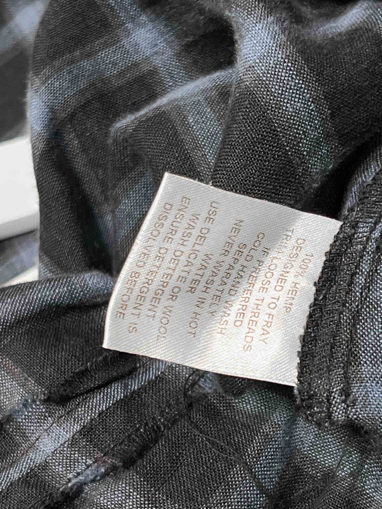 Size L | Alpha60 Check Hemp Midi Skirt