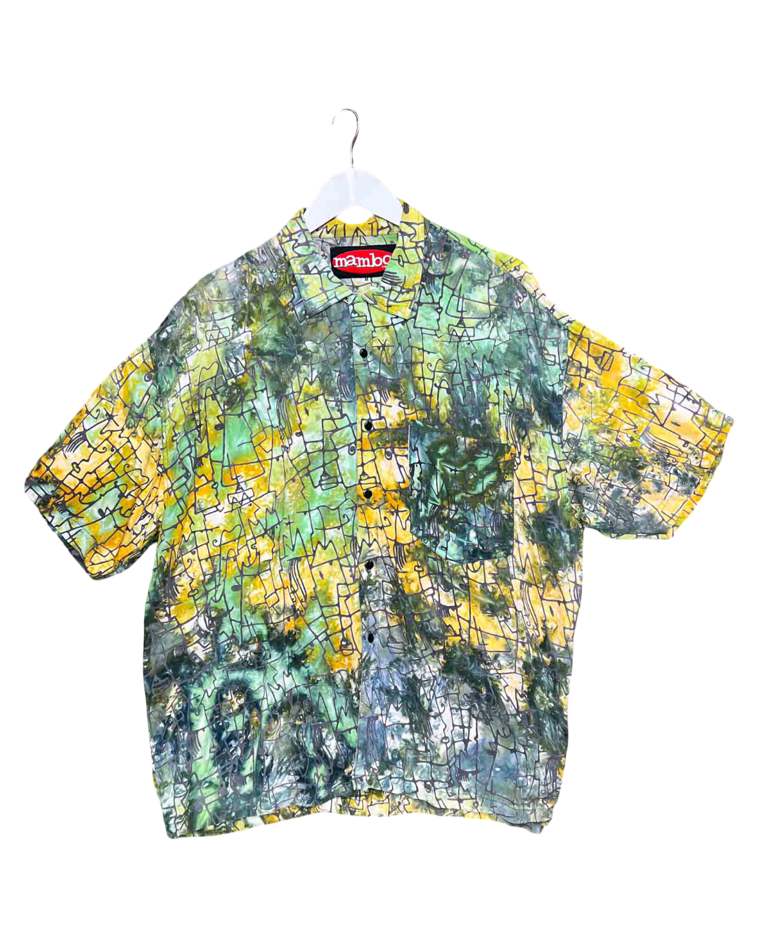 Size M | Mambo Abstract Squiggle Shirt