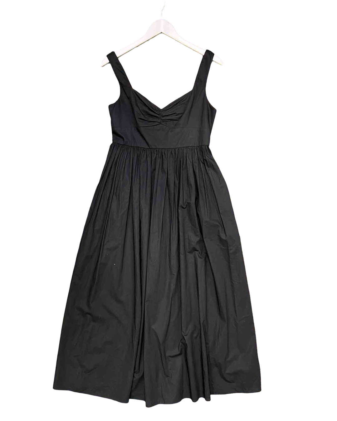 Size L |  Matteau Black Bralette Midi Dress
