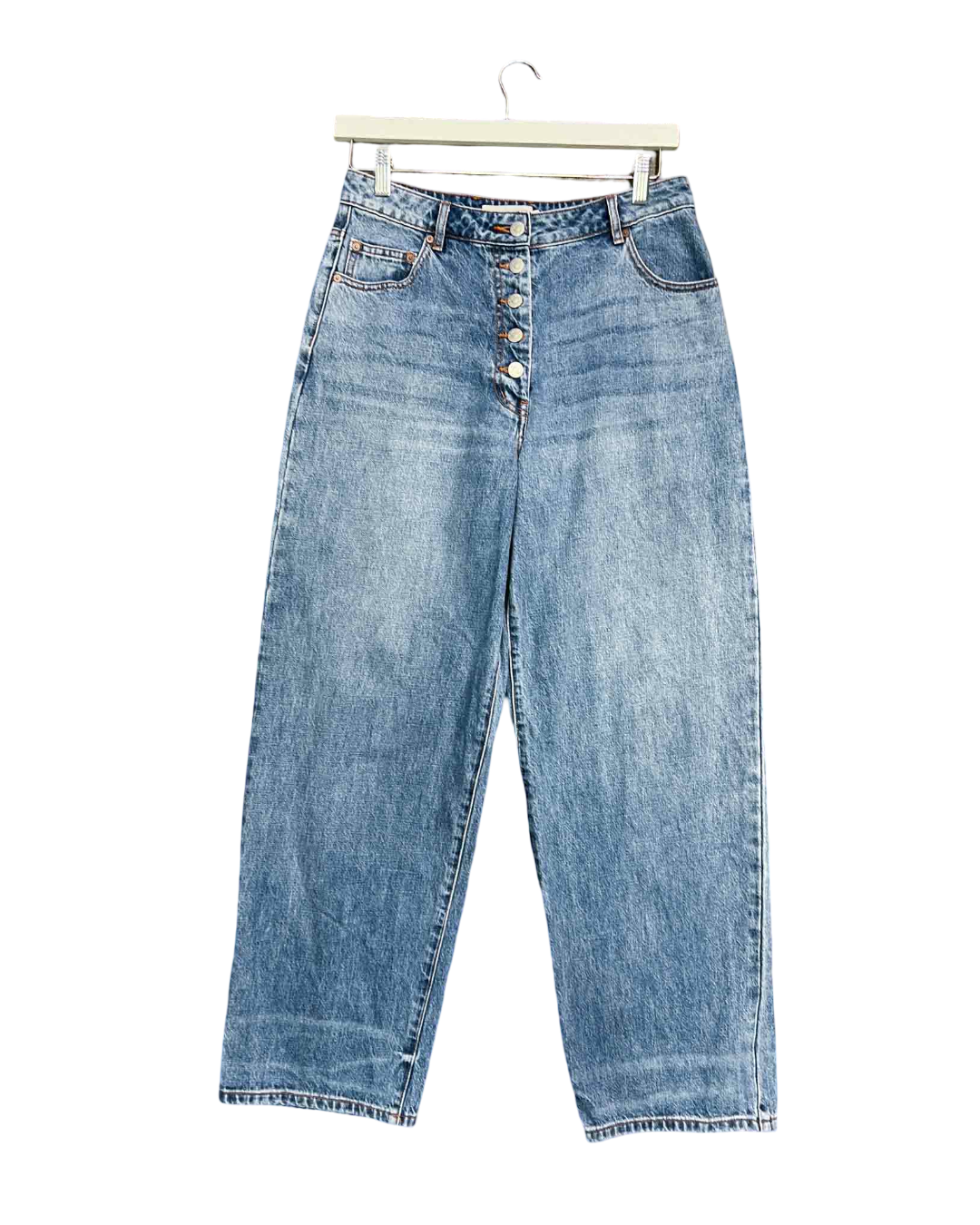 Size 29" | Kloke Barrel Leg High Waisted Jeans