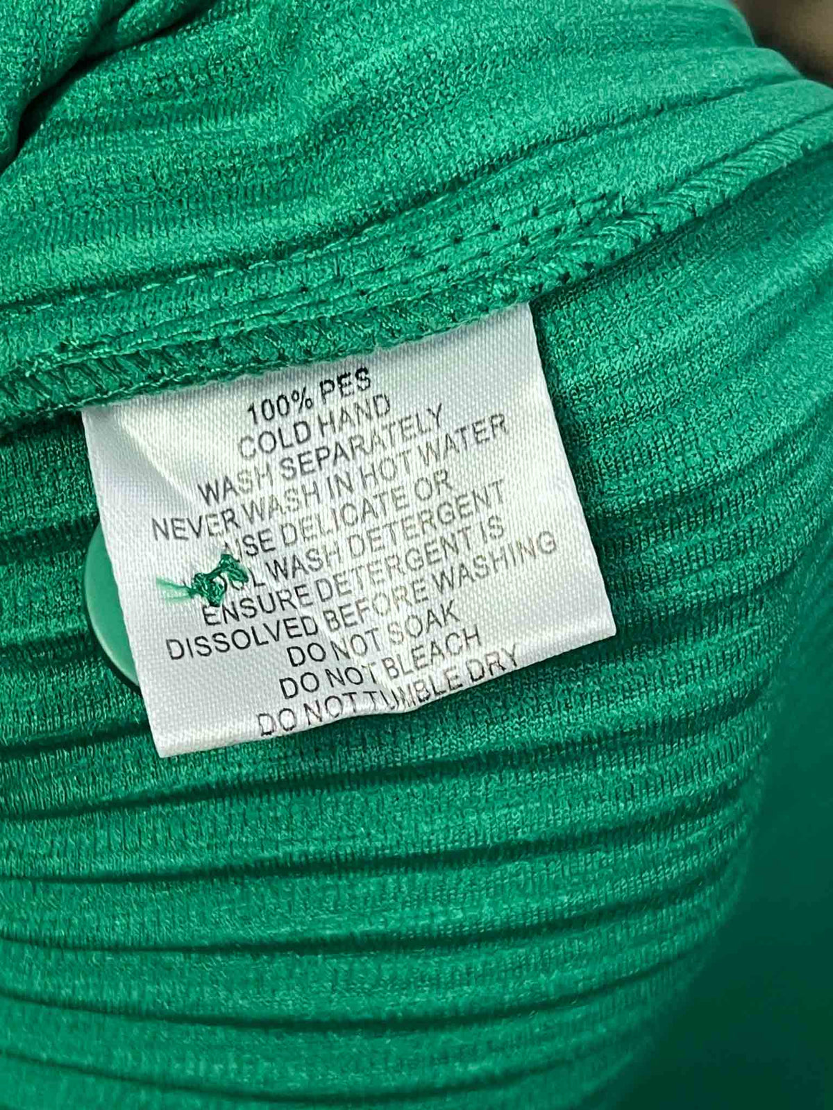 Size XS/S | Alpha60 Green Pleated Shirt
