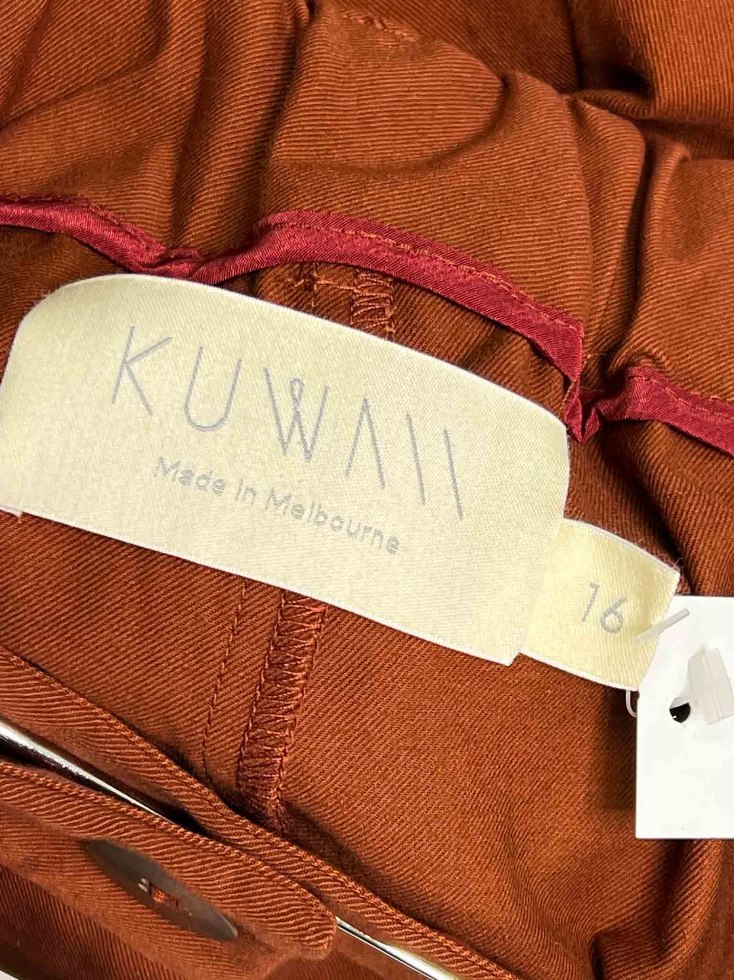 Size 16 (XXL) | Kuwaii Rust Wide-Leg Pants