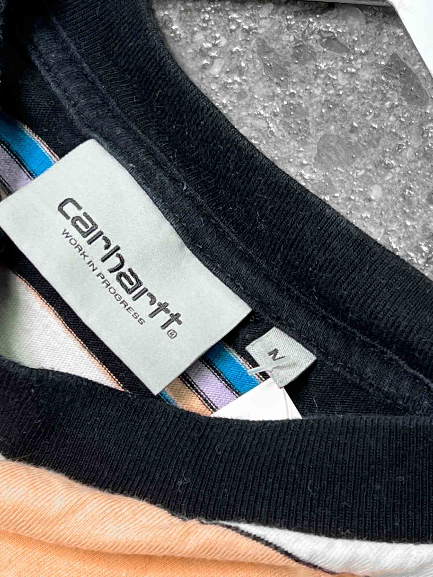 Size M | Carhartt WIP Ozark Cotton Striped T-shirt