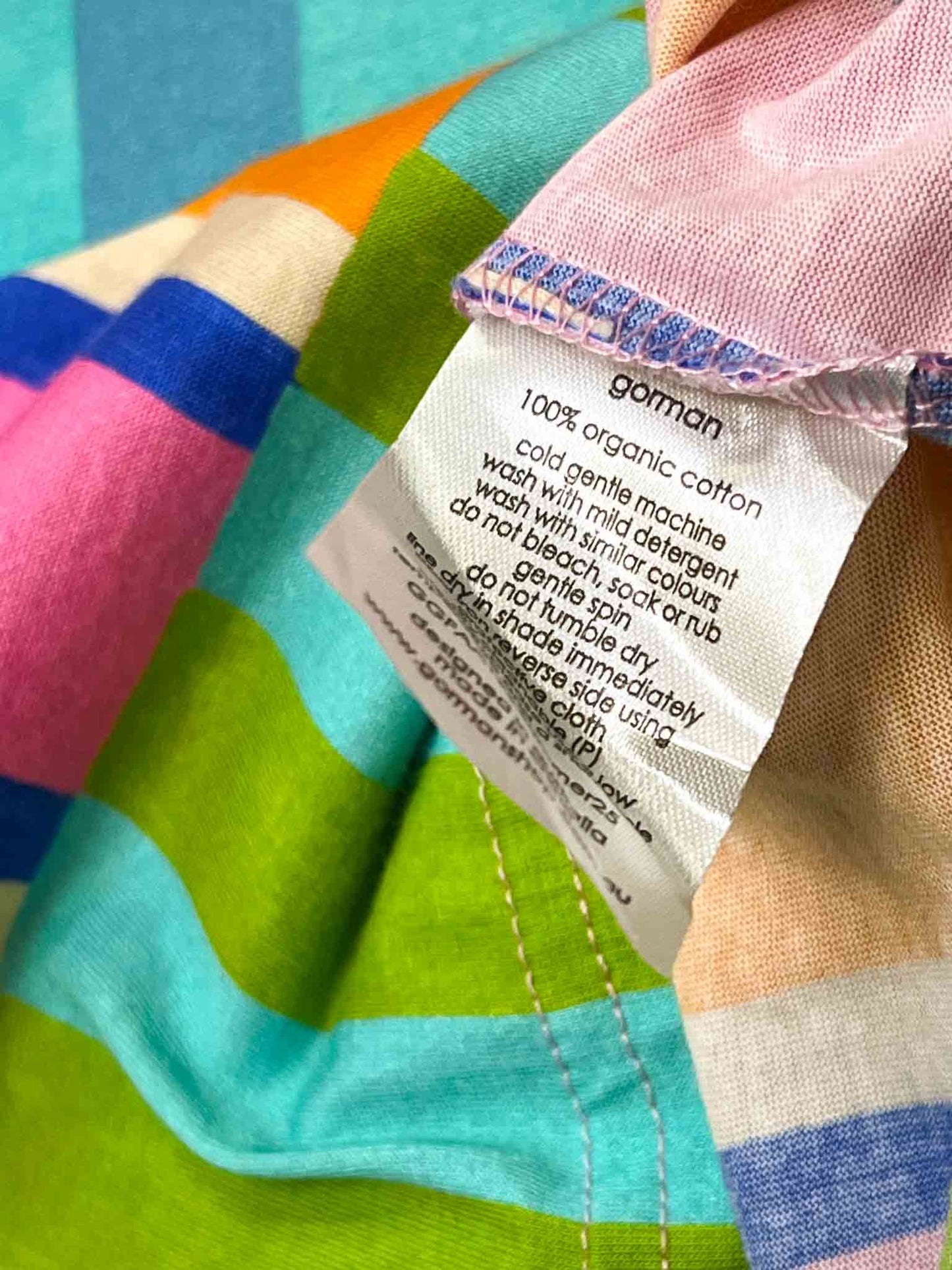Size 18 (4XL) | Gorman Organic Cotton Holiday Stripe Relaxed T-Shirt