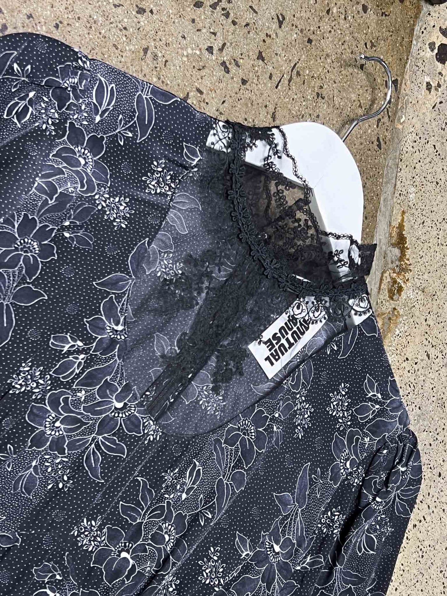 Size 8 (S) | Batsheva Dress Floral Lace Maxi NWT