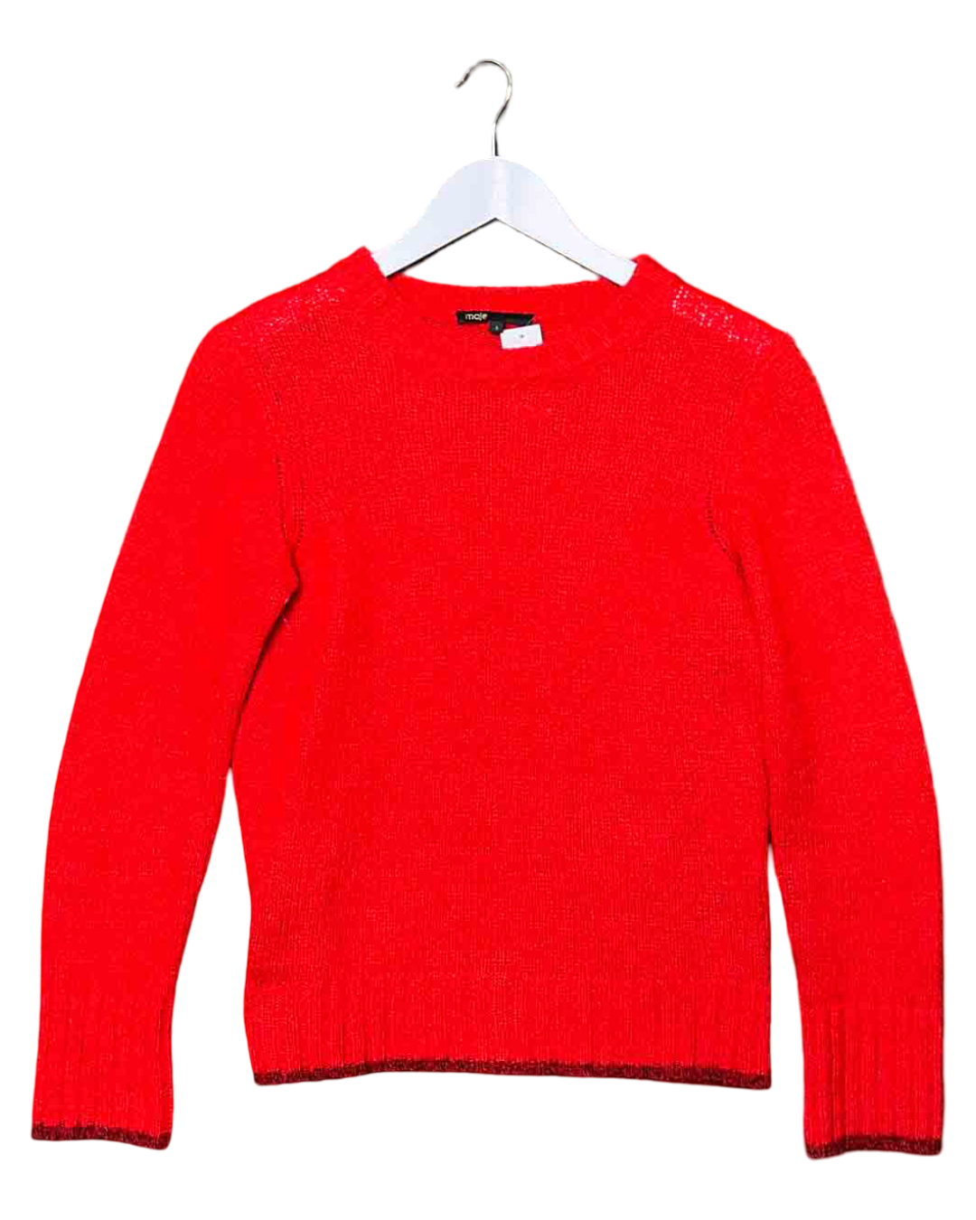 Size 3 (M) | Maje Red Mohair Blend Knit Jumper