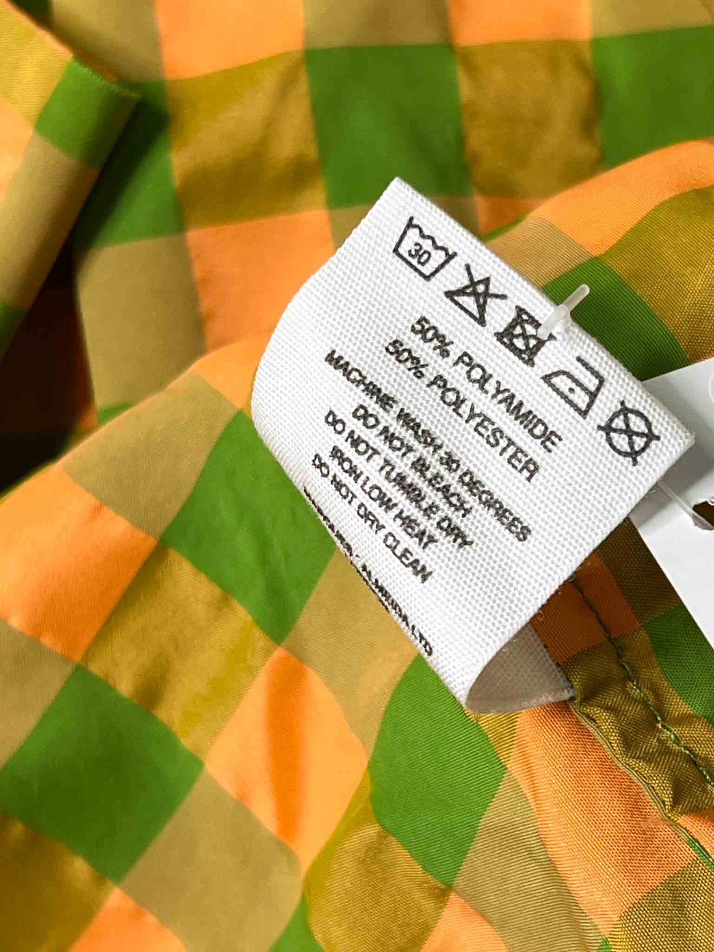 Size L | Marques Almeida Gathered Panel Gingham Dress