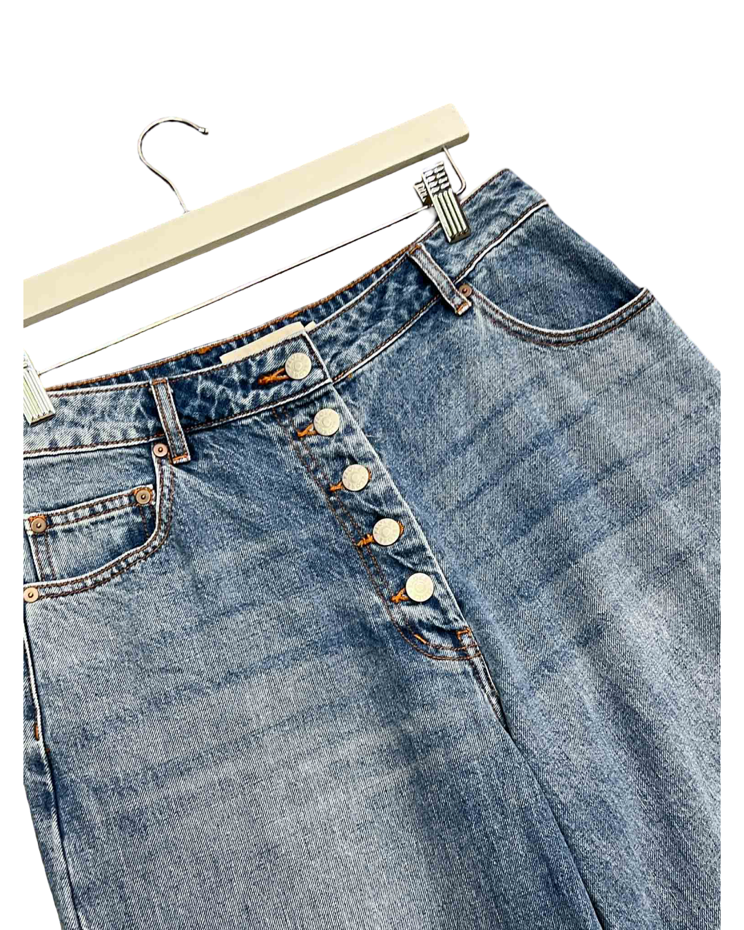 Size 29" | Kloke Barrel Leg High Waisted Jeans
