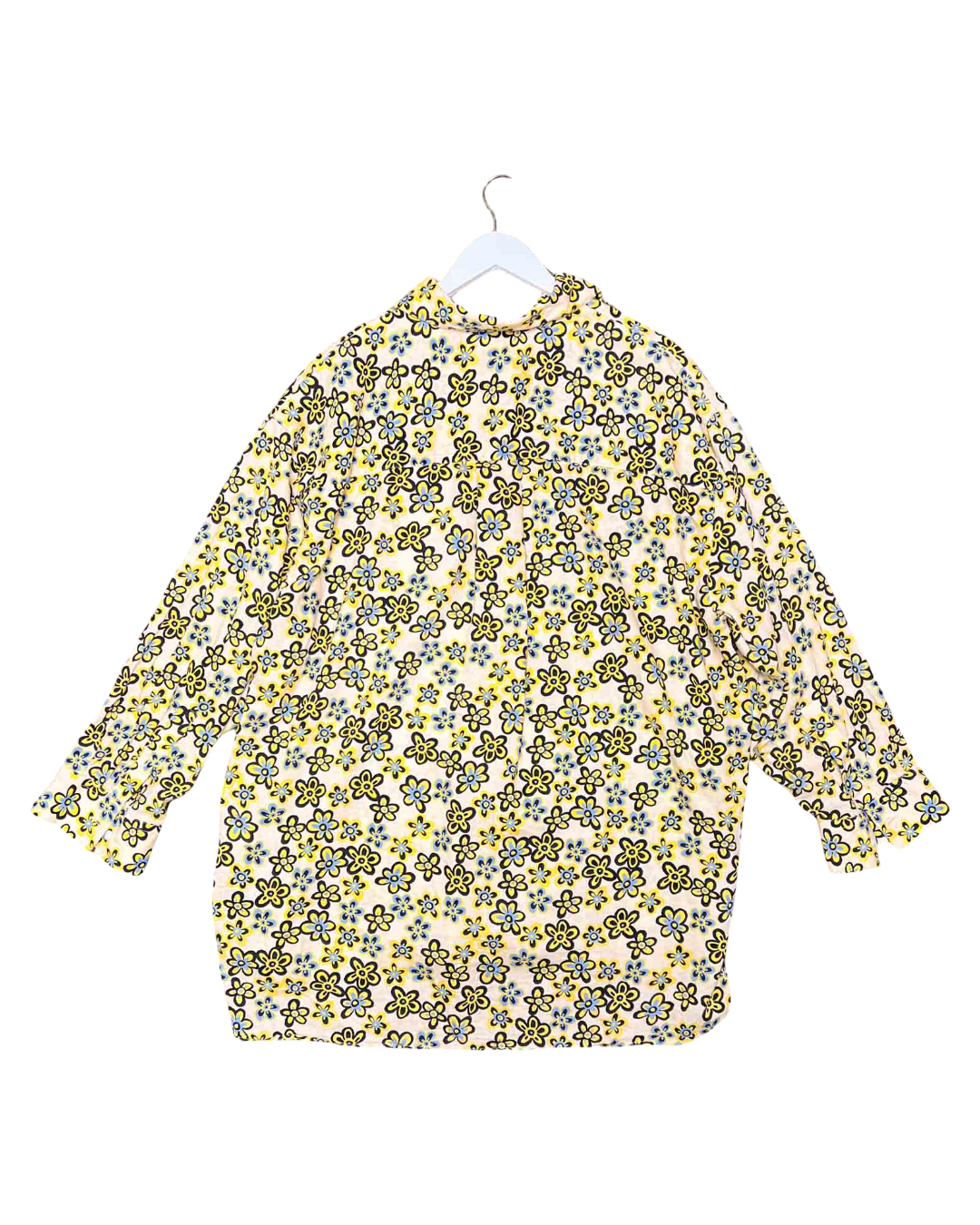 Size XL | Marni x Uniqlo Yellow Floral Shirt