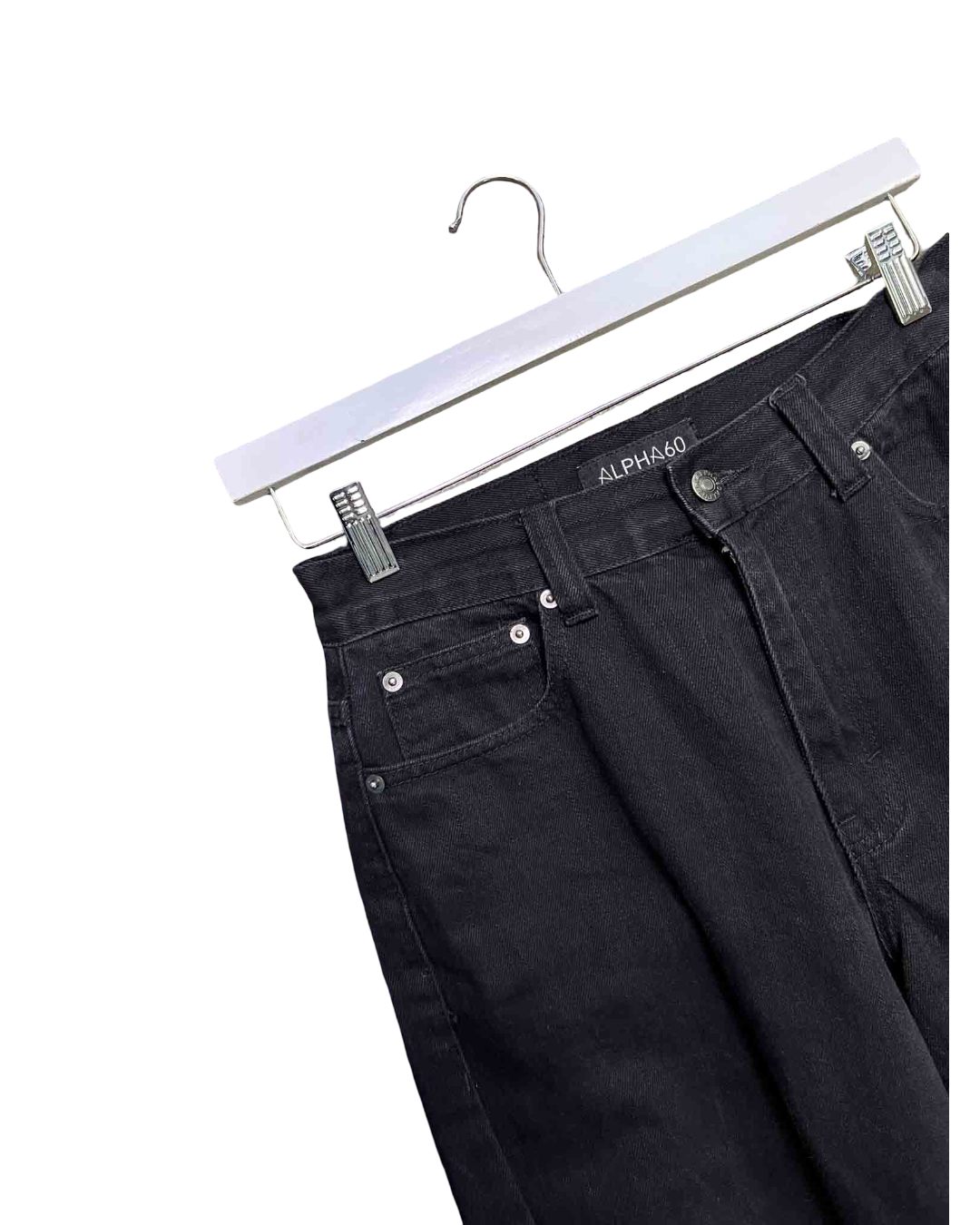 Size M | Alpha60 Black Balloon Jeans