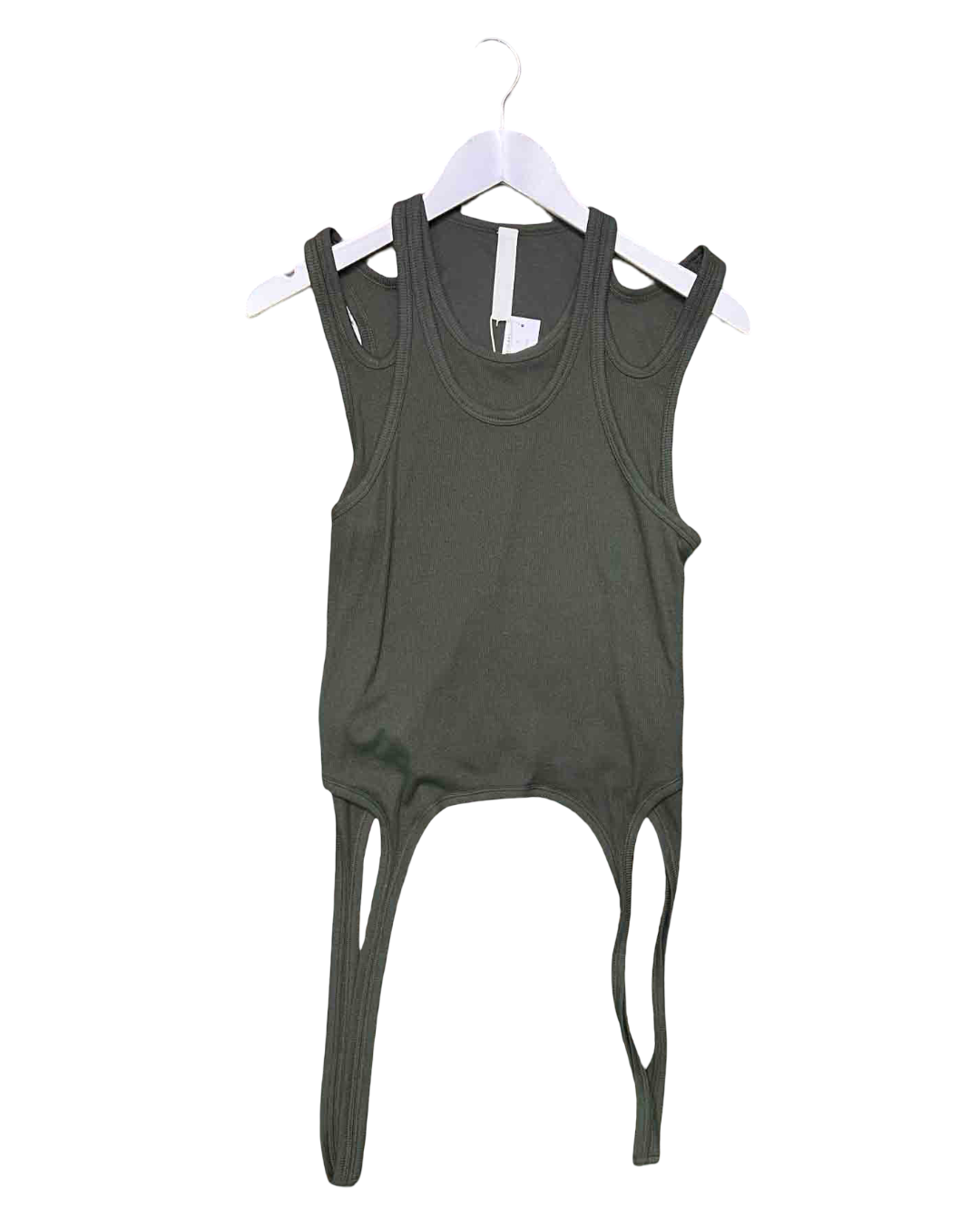 Size L |  Dion Lee Green Double Loop Tank NWT