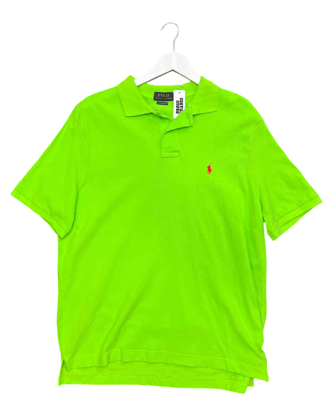 Size L | Ralph Lauren Neon Green Cotton Polo