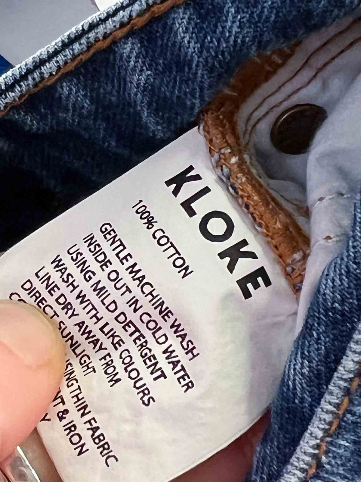 Size 29" | Kloke Barrel Leg High Waisted Jeans