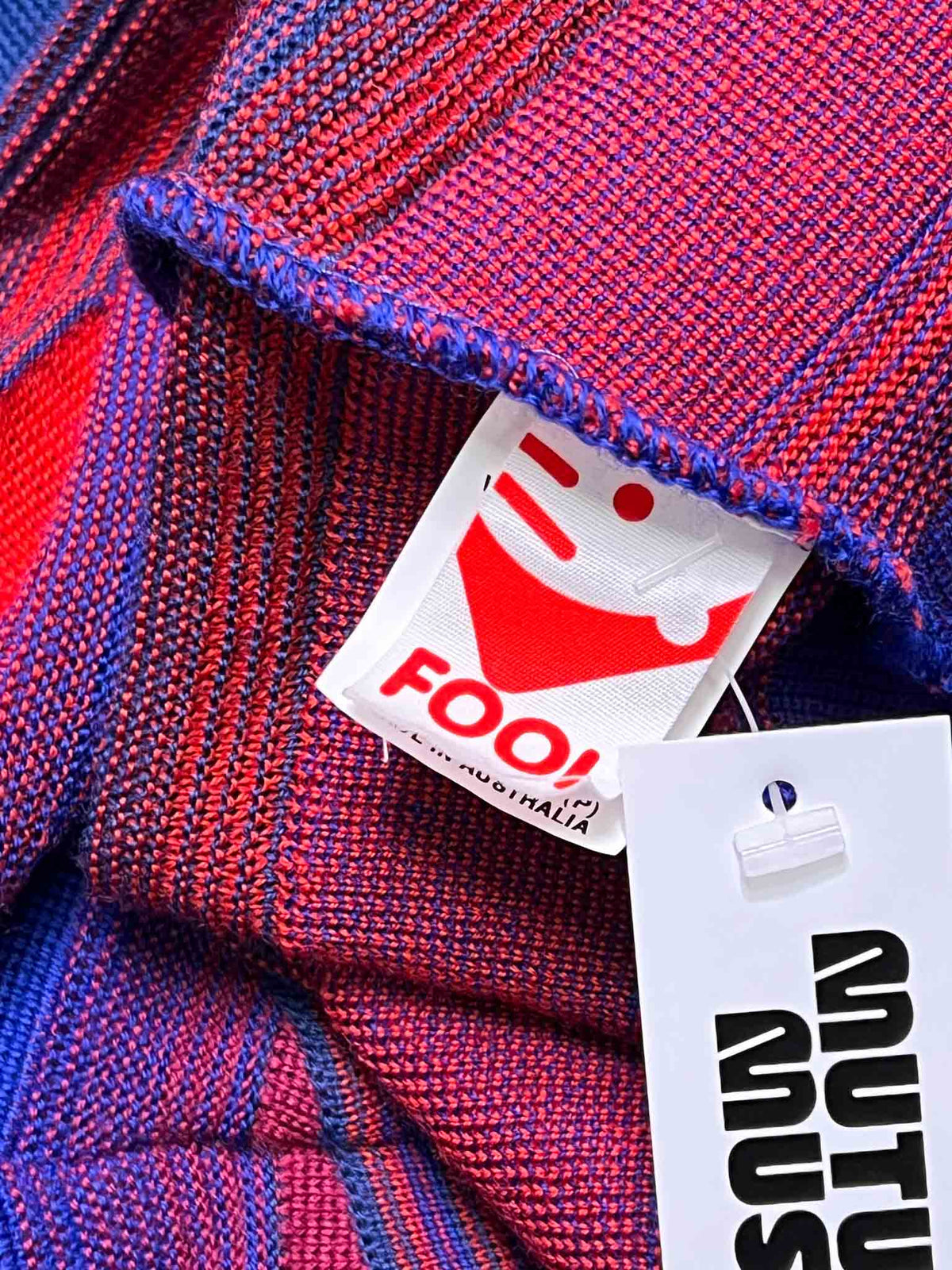 Size OS | Fool Batwing Striped Wool Jumper