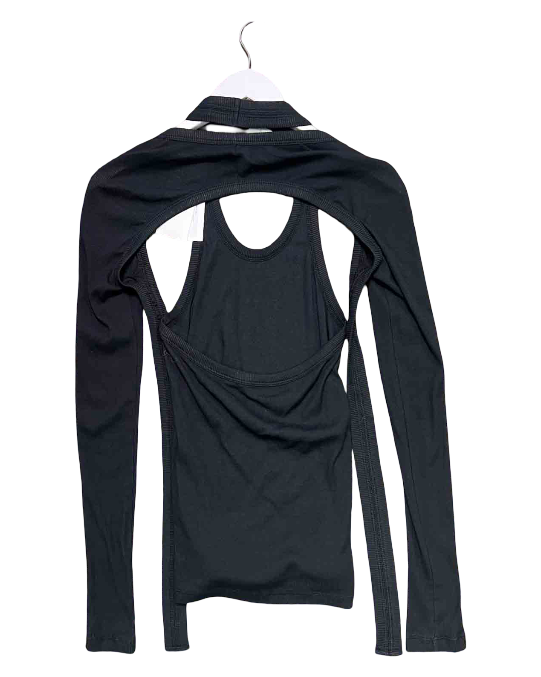 Size L |  Dion Lee Black Modular Open Back Top NWT