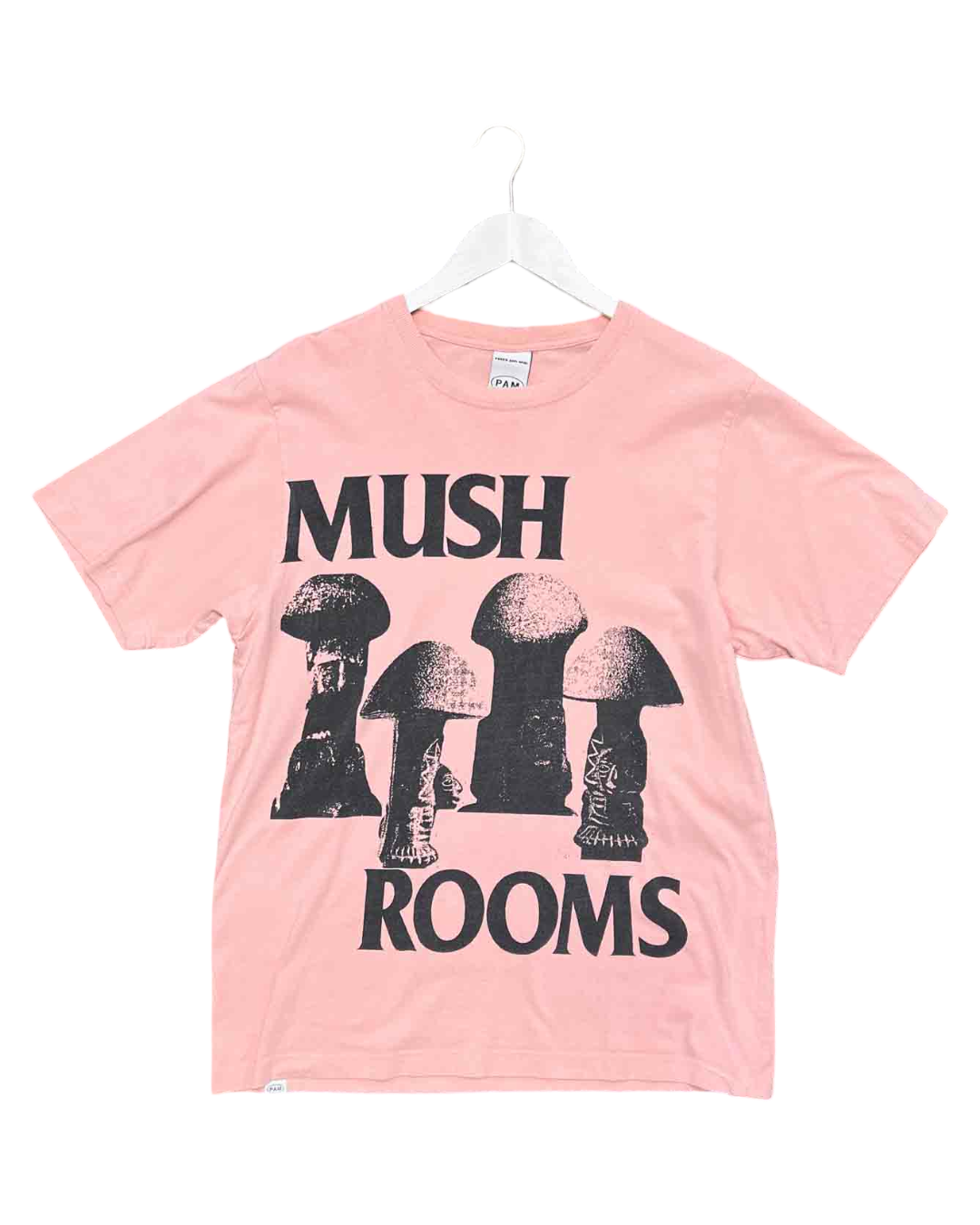 Size M | PAM Salmon Organic Cotton Mushrooms T-Shirt