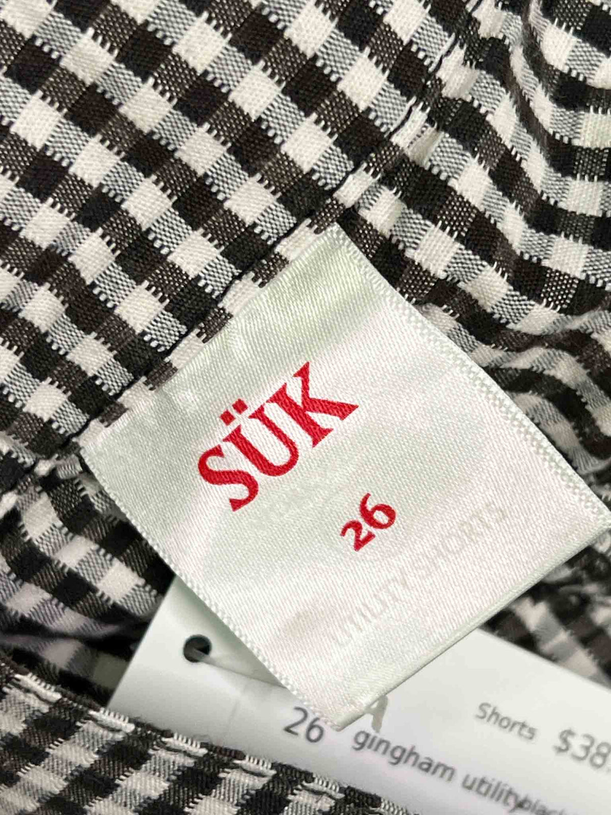 Size 26 (6XL) | Suk Gingham Utility Shorts