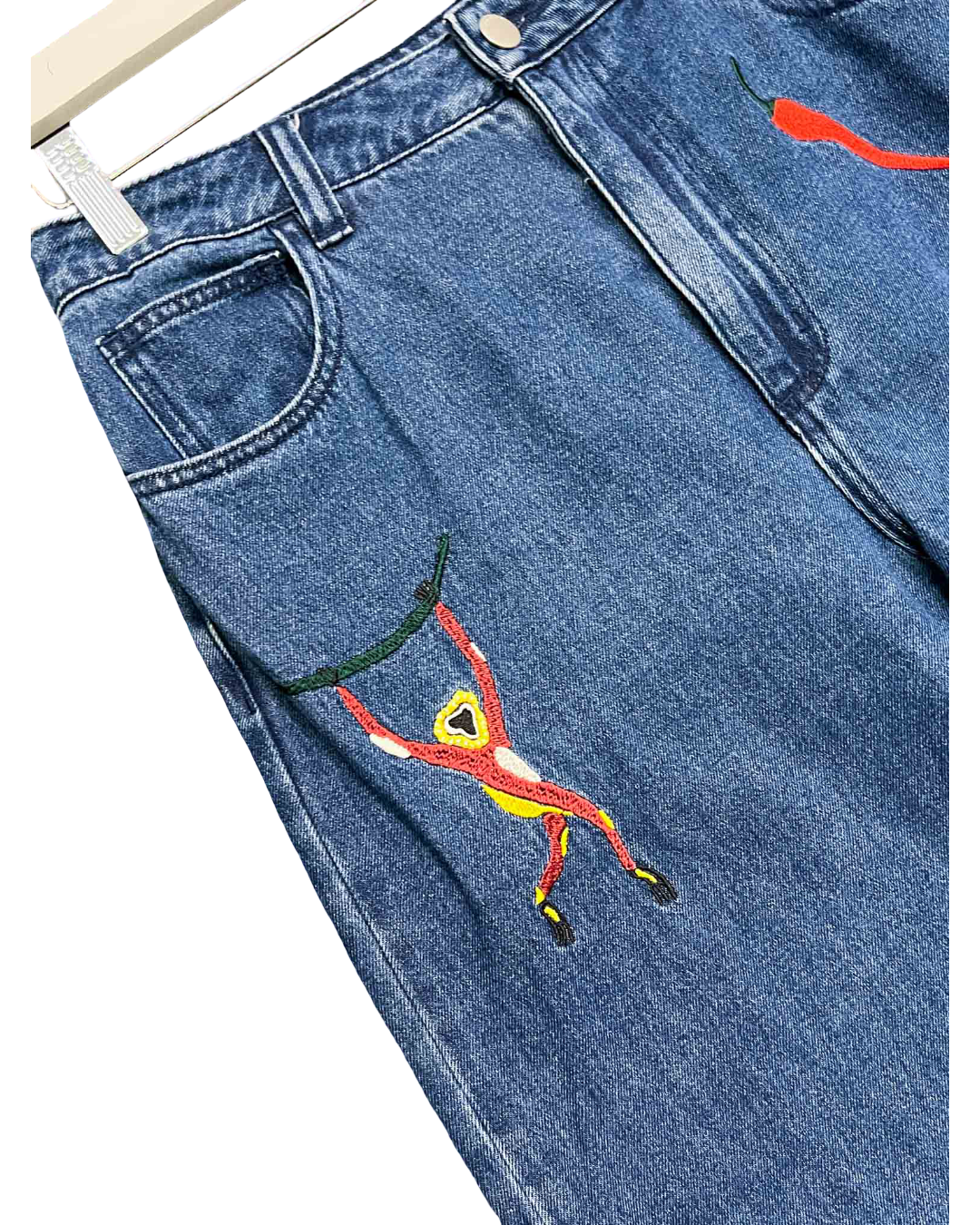 Size 12 | Gorman Embroidered Straight Leg Jeans