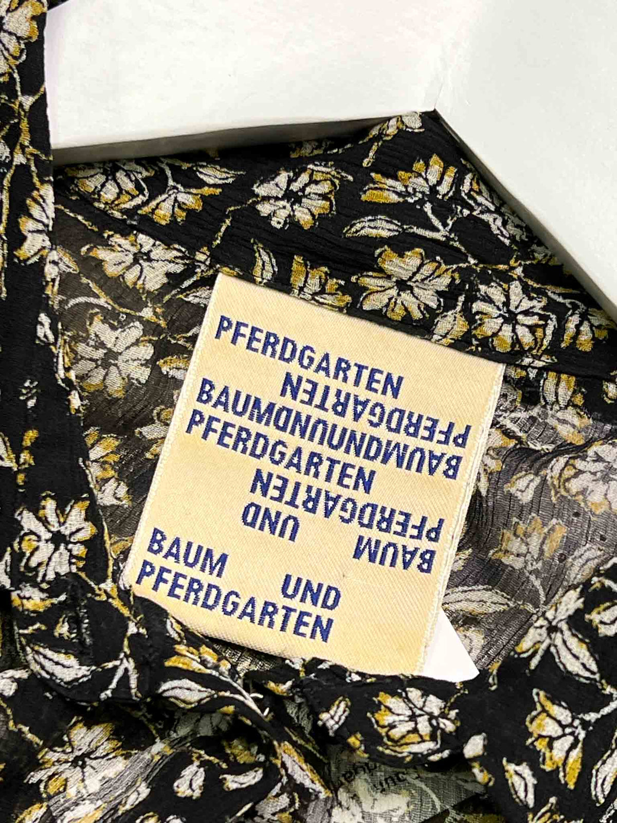 Size XL | Baum und Pferdgarten Floral Sheer Shirt