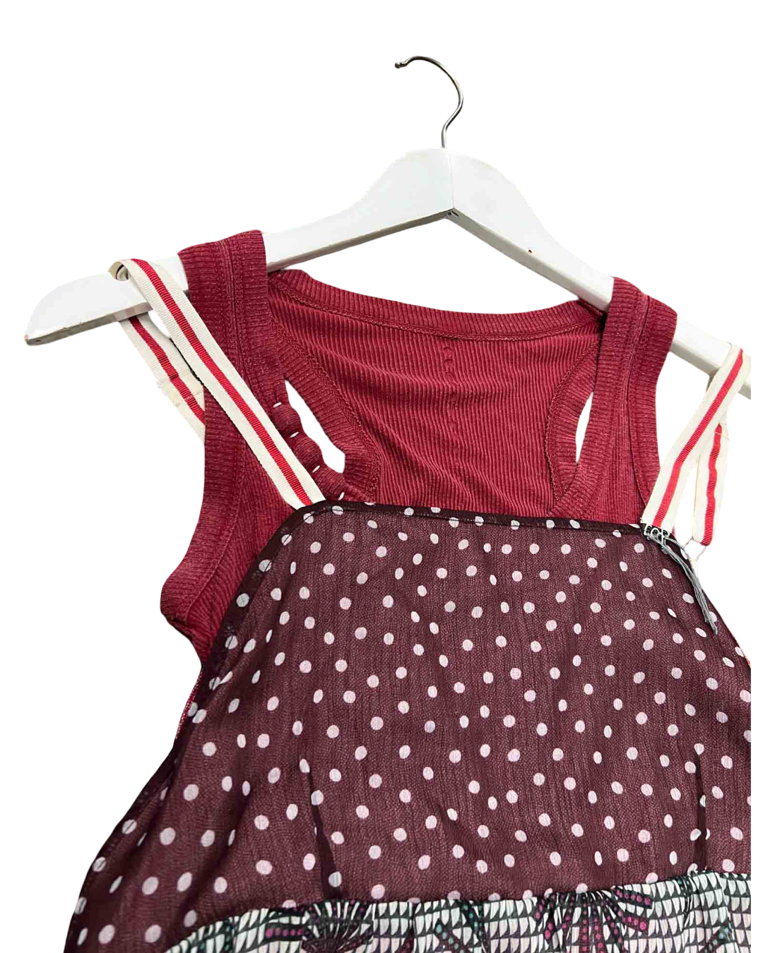Size 38 (M) | Cop Copine Burgundy Layered Bubble Dress