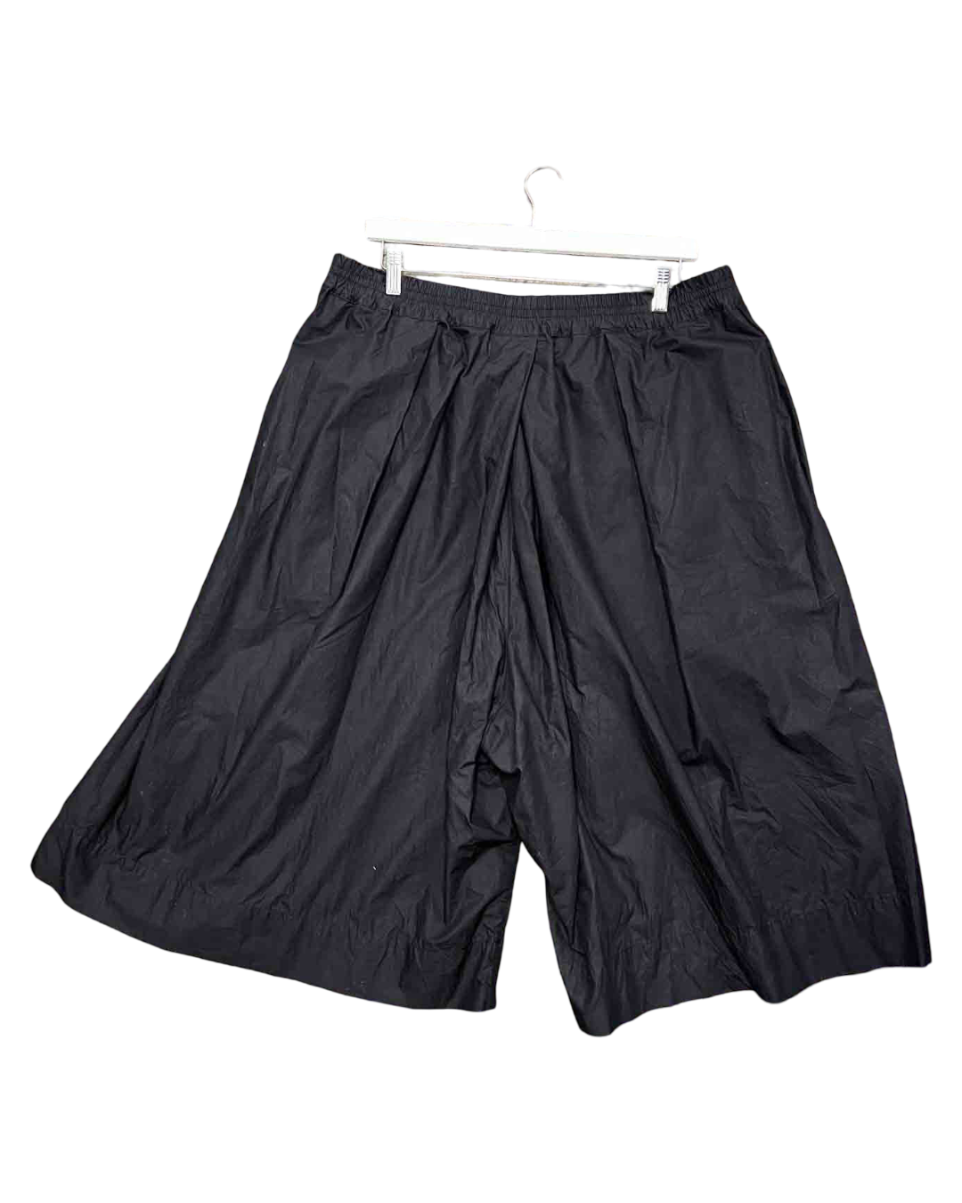 Size XXL | Kowtow Black Organic Cotton Culotte Pants