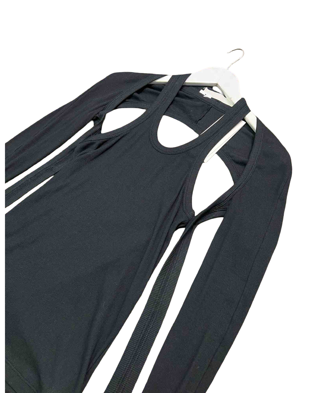 Size L |  Dion Lee Black Modular Open Back Top NWT