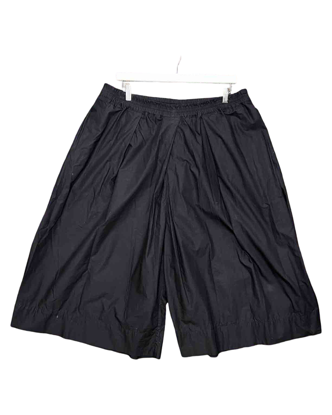 Size XXL | Kowtow Black Organic Cotton Culotte Pants