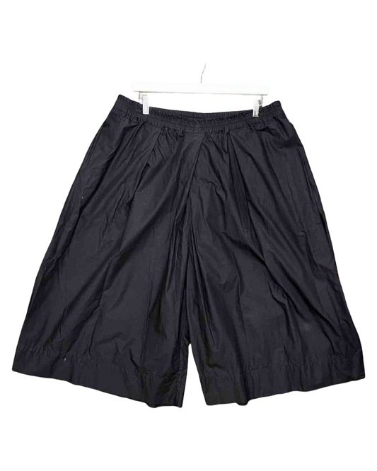 Size XXL | Kowtow Black Organic Cotton Culotte Pants