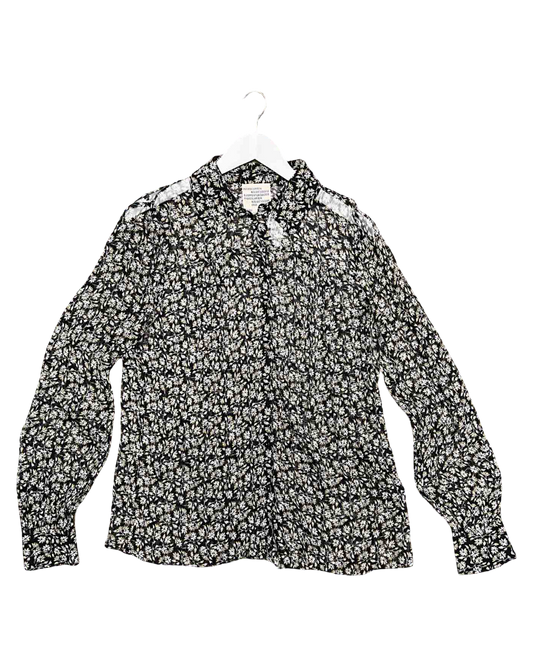 Size XL | Baum und Pferdgarten Floral Sheer Shirt