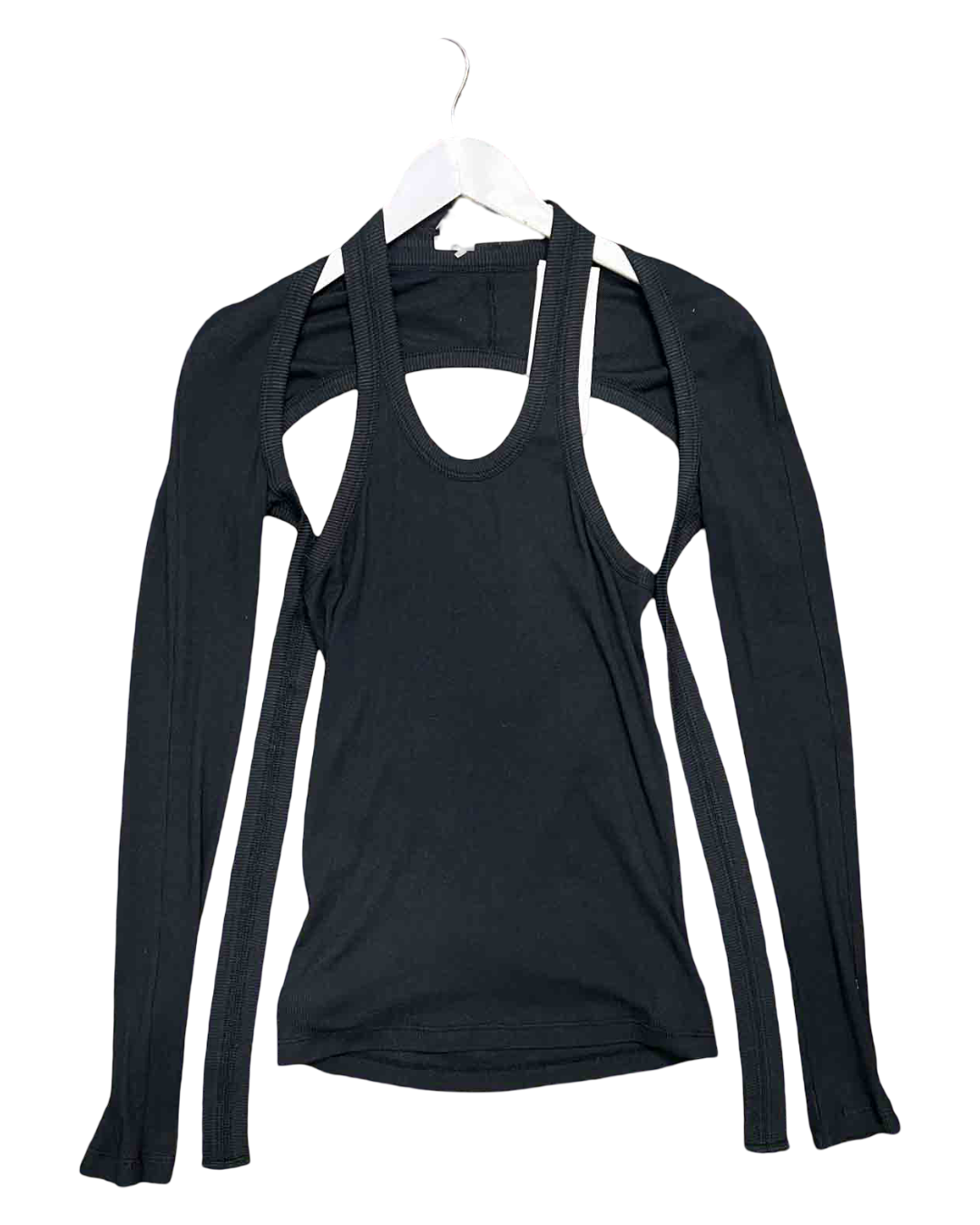 Size L |  Dion Lee Black Modular Open Back Top NWT