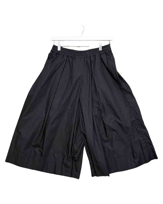Size S | Kowtow Black Organic Cotton Culottes