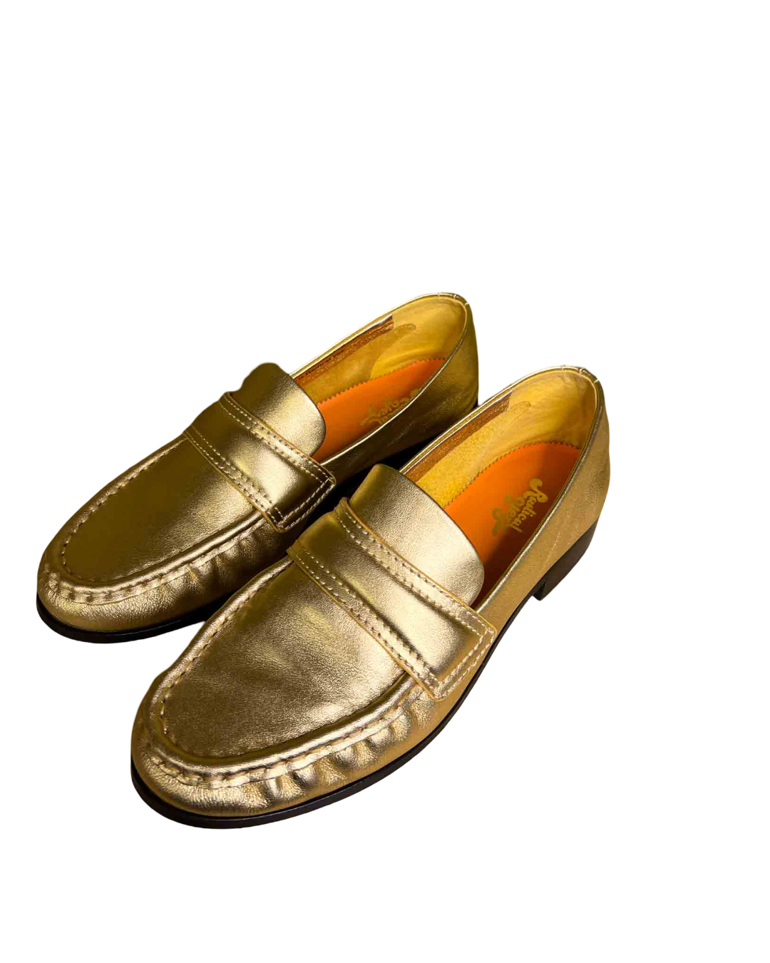 Size 40 | Radical Yes Gold Loafers