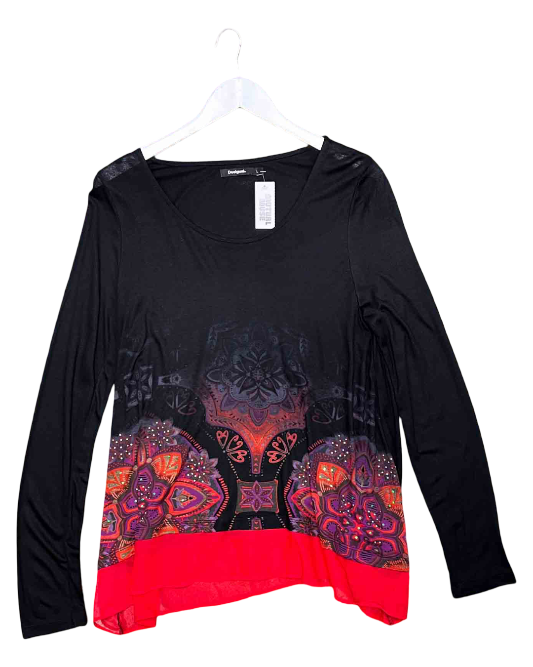 Size L | Desigual Longline Olga Top