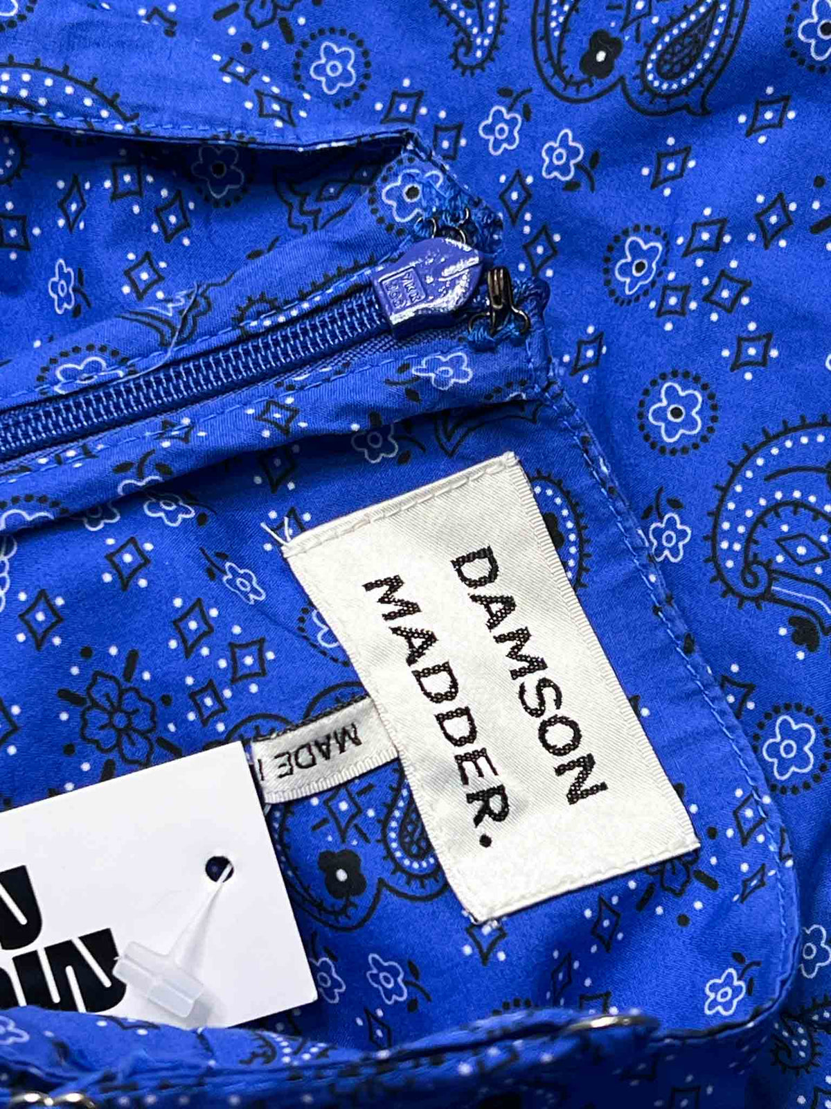 Size XL | Damson Madder Blue Angelina Paisley-Print Sleeveless Dress