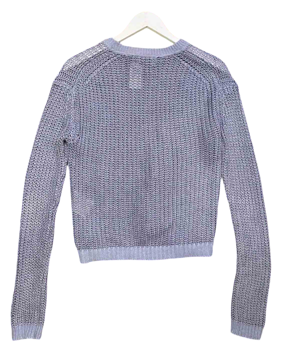 Size XS | Acne Studios Blue Crochet Linen Jumper
